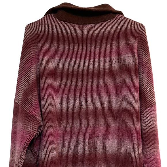 Naadam Merino Cashmere Space Dye Quarter Zip Sweater - Picture 11 of 12